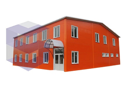Модульное здание спортивного комплекса СМЗ-2