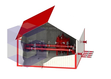 Модульные насосные станции пенного пожаротушения МНСП-5